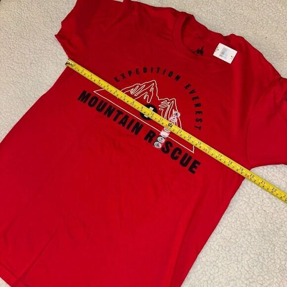 Disney Parks Unisex Expedition Everest Rescue Red Shirt Size Medium NWT - Picture 8 of 11